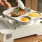 🍳 TILBUD -50 % ✨ Stekepanne med 3 rom og non-stick-belegg — lag 3 retter samtidig uten at de blandes sammen 🔥