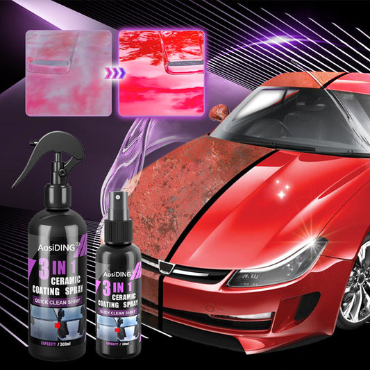 😍2025 ny formula🚗Car 3-i-1 keramisk beläggningsspray