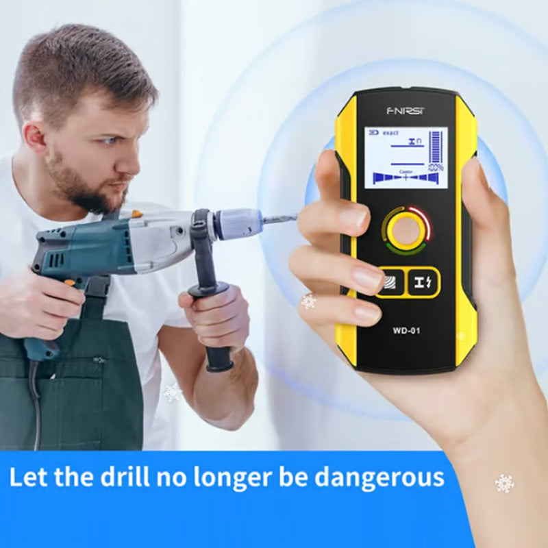 🛠️50% RABATT! 📐 Metalldetektor Wall Stud Scanner med positioneringshål 📍🔍
