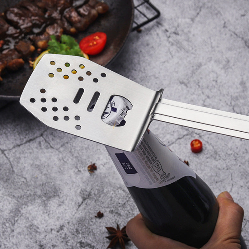 🔥Hot sale 🥓3-i-1 Camping BBQ Grillredskap Hem Gaffel Spatel Clip