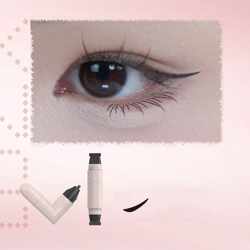 🎉Köp 2 få 1 gratis 🎉Integrerad roterande eyeliner-stämpelpenna