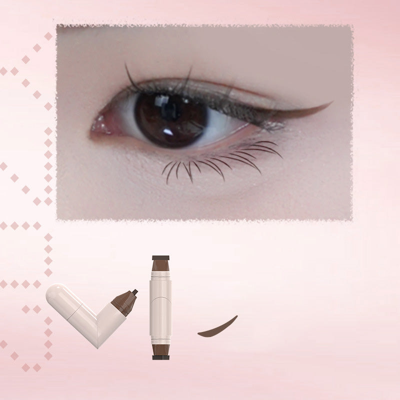 🎉Köp 2 få 1 gratis 🎉Integrerad roterande eyeliner-stämpelpenna