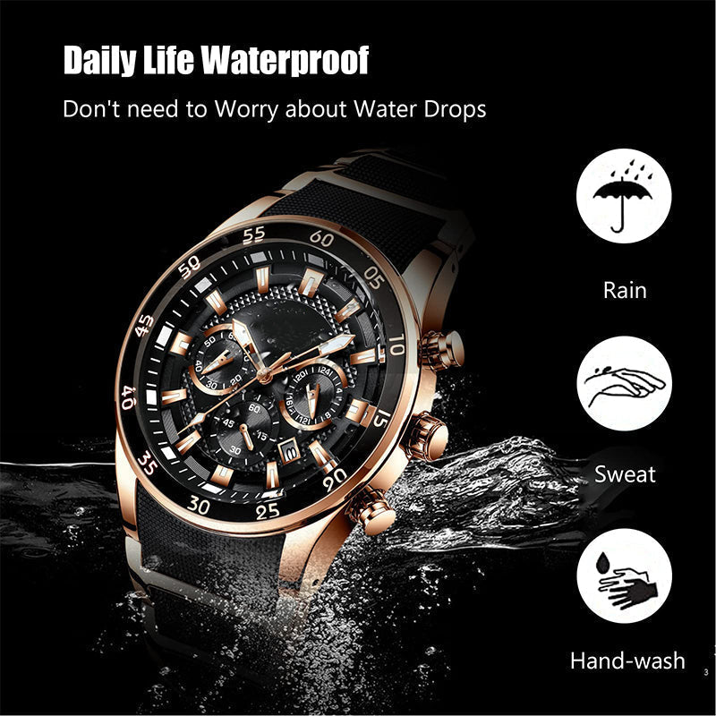 ⌚ HERRWATERPROOF KVARTSUr - DIN ÄVENTYRSKOMPIS! 🌊