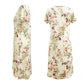【S-2XL】🎀Eleganta damklänningar med rund halsringning och blommönster