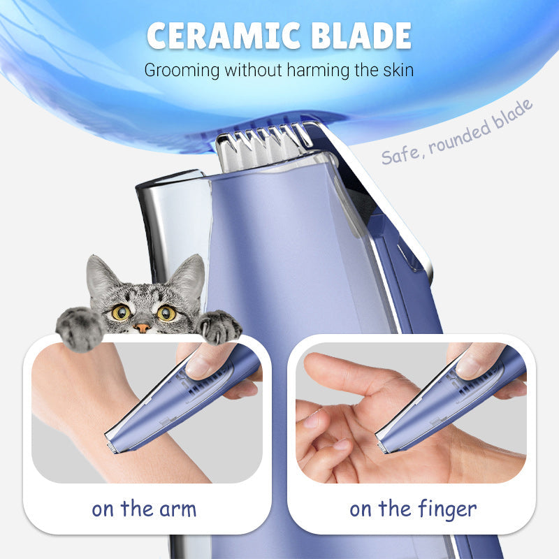 🔥2025 Hot Rea Begränsad 50 % rabatt🔥2 i 1 Pet Grooming Clipper med dammsugare