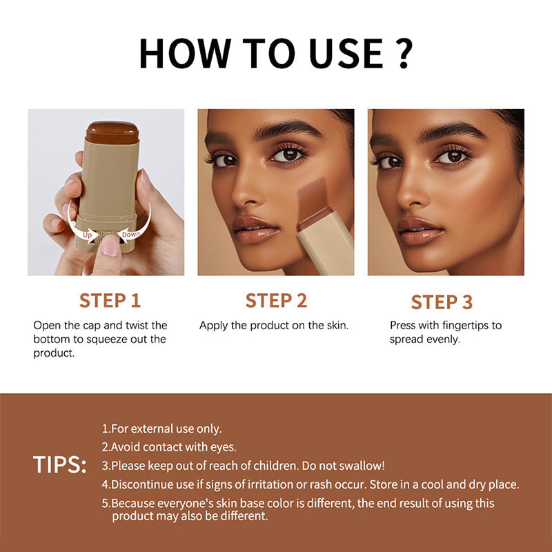 ⏰2025 ny begränsad tid halva priset rabatt🥰 Moisturizing Brightening Essence Foundation Stick✨