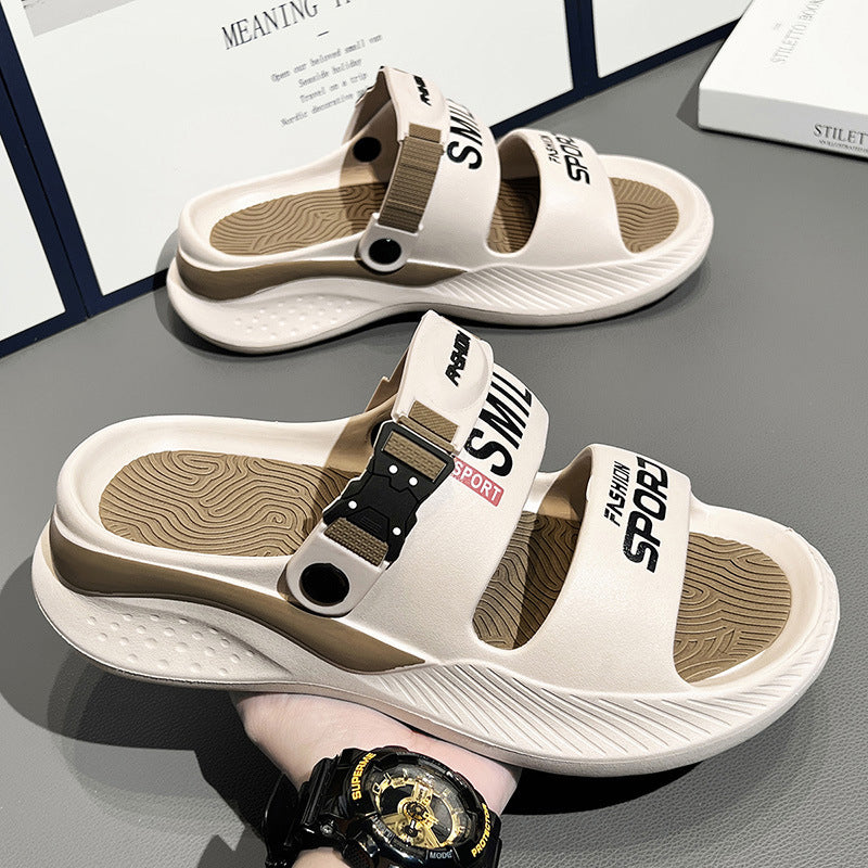 💯Vårspecial🎉Halkfria mjuksula herrsandaler✨