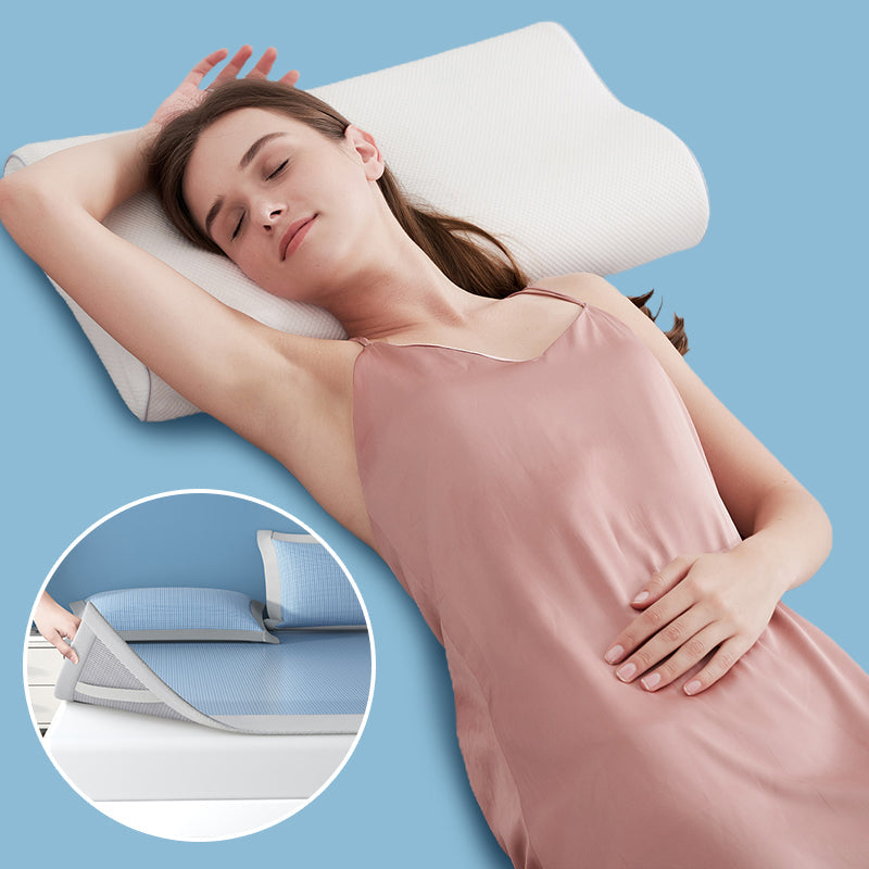 🔥VARM LÄGG I VARUKORG 49% OFF💥kylande antibakteriella tvättbara sängmattor 3 delar set