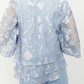 💝Elegant damtopp i chiffong med vida ben och byxor