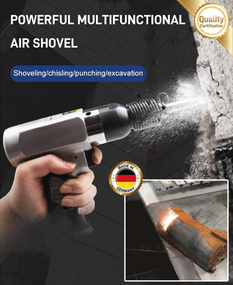 🔧 50% RABATT NU! ⚡ Hand-held Pointed Hammer Grooving & Rust Removal Impact Air Shovel – Kraftfull Pneumatisk & 4 Blad – Perfekt för Bilreparation, Stenbearbetning & Rostborttagning 🛠️