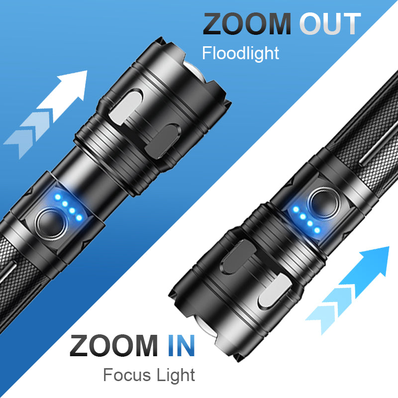 ⏰50% rabatt🔦Multifunktionell bärbar utomhusficklampa med zoom (begränsad upplaga)💥