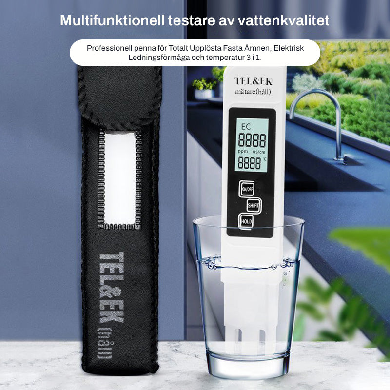 💥Vakt över hälsa💧TDS-mätare Digital vattenkvalitetstestare
