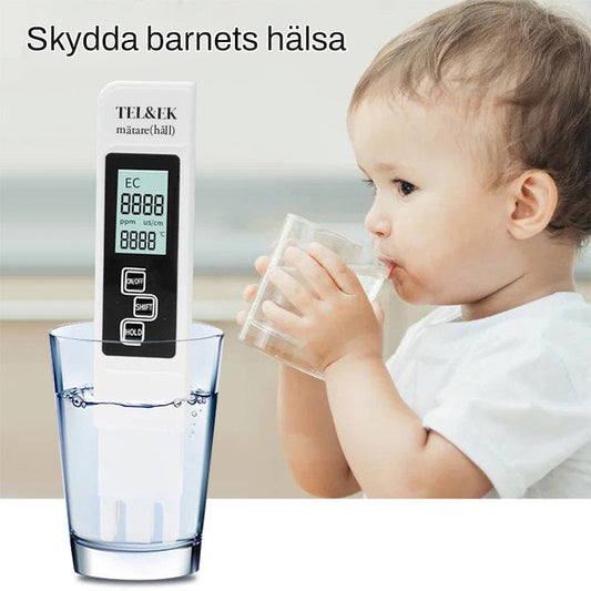 💥Vakt över hälsa💧TDS-mätare Digital vattenkvalitetstestare