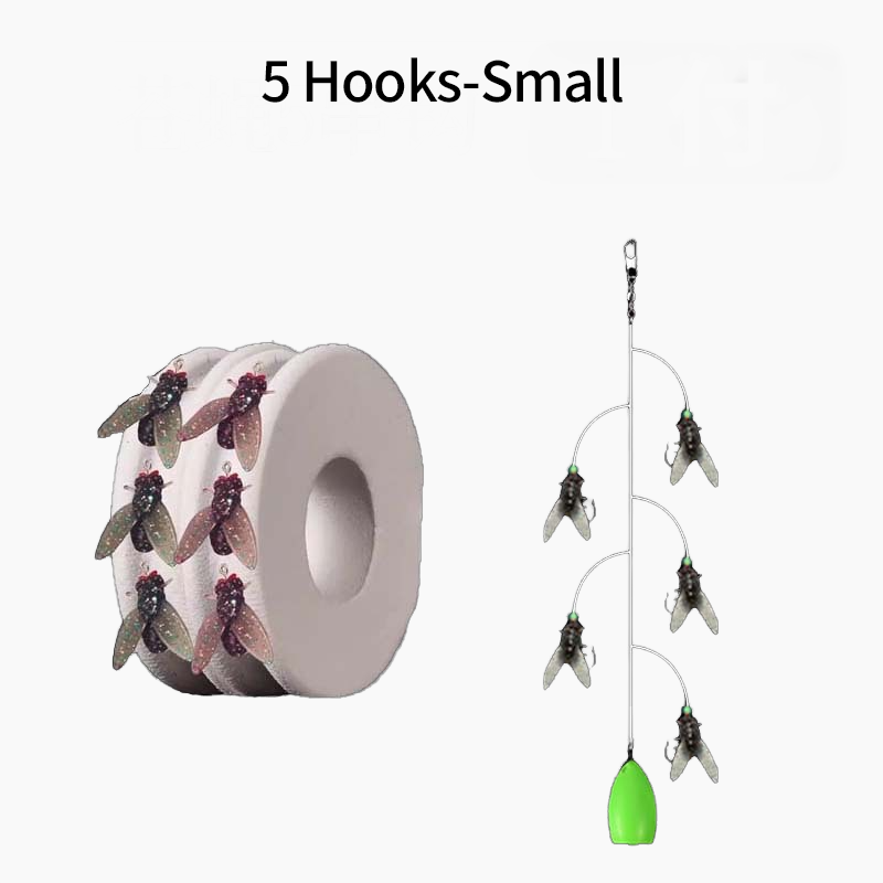 🎣Multi-Hook konstgjord flugfiske betesuppsättning