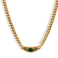 💥Shiny Zircon Pendant Necklace in Stainless Steel