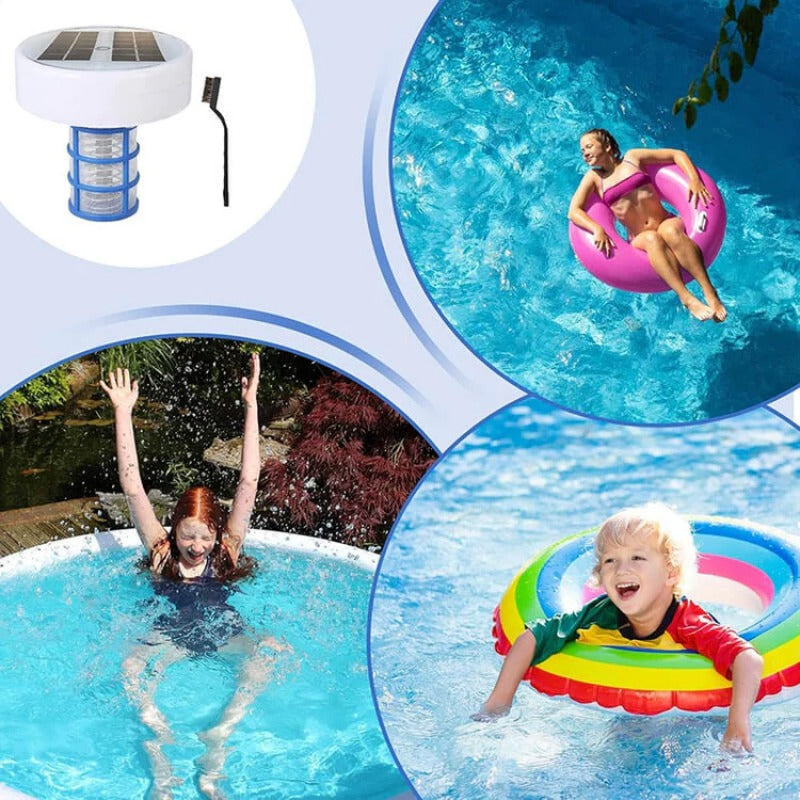 Kristallklar pool - utan kemikalier, med solenergi🌞SOLJONISERARE FÖR KRISTALLKLART VATTEN I POOLEN