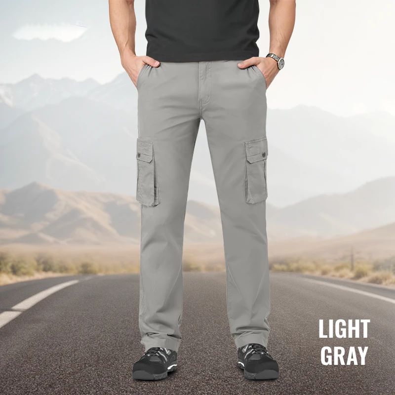🎁Heta erbjudanden - 50% RABATT👖Herrers Multipocket Cargo Byxor