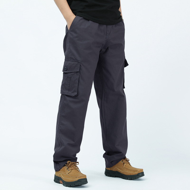 🎁Heta erbjudanden - 50% RABATT👖Herrers Multipocket Cargo Byxor