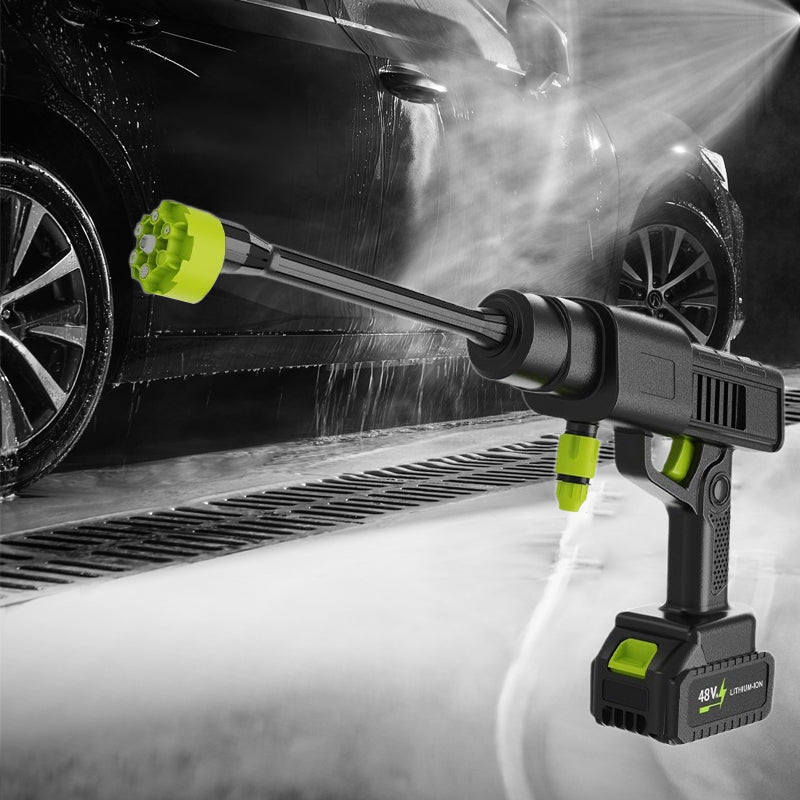 🔥 50 % RABATT💦Handhållen bärbar sladdlös högtryckstvättspistol