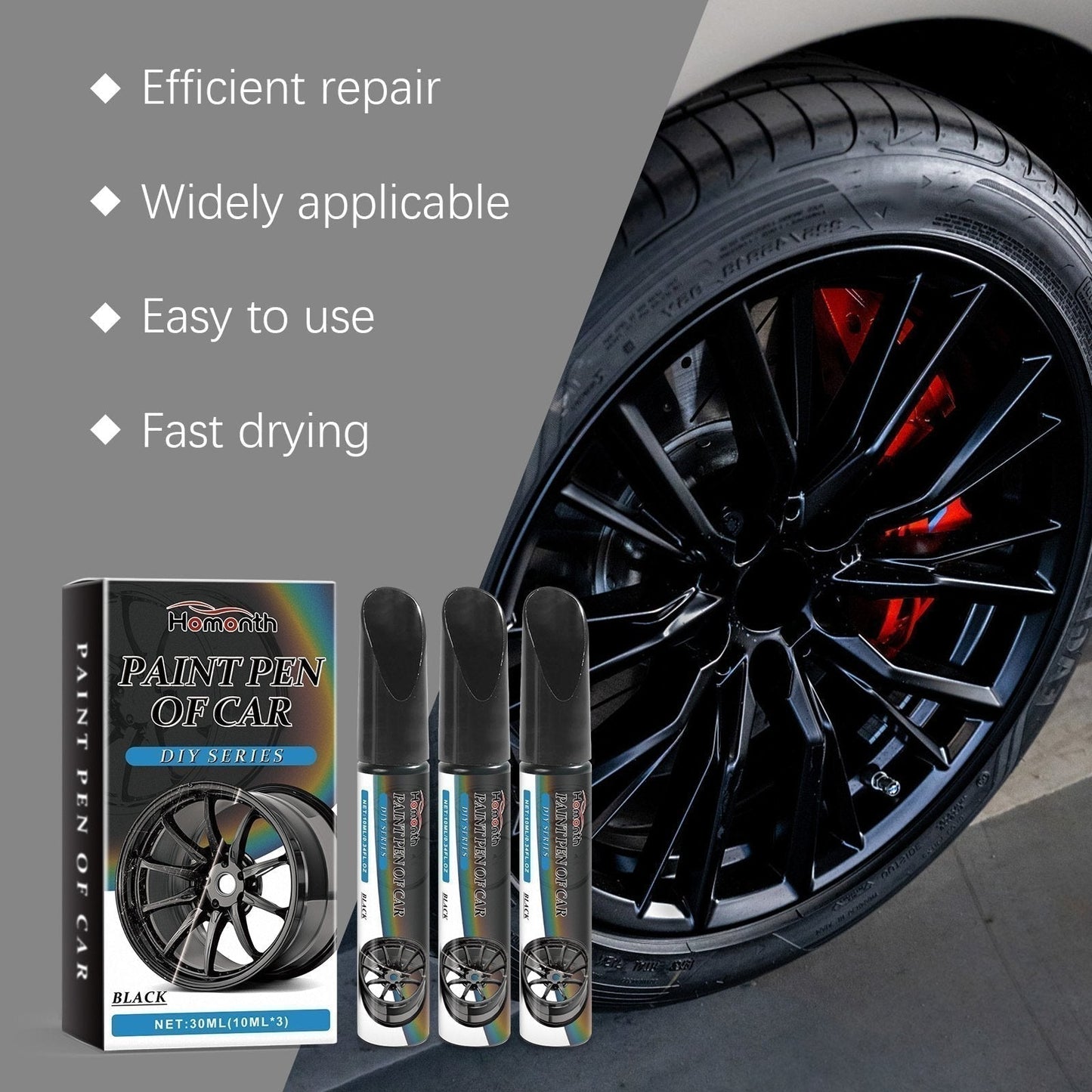 ✨ 50% RABATT NU! 🚗 Magisk Bil Repreparationspenna – Fixa Fälgrepor på Minuter – Permanent & Droppfri Formula 🛠️