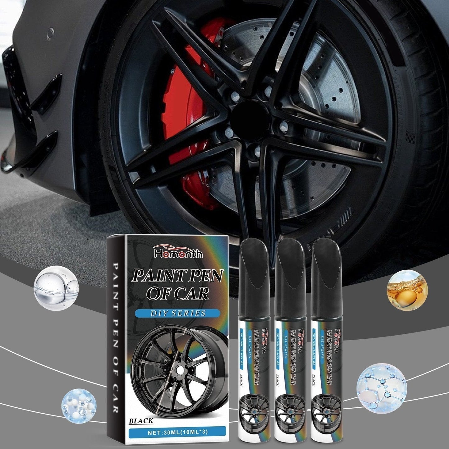 ✨ 50% RABATT NU! 🚗 Magisk Bil Repreparationspenna – Fixa Fälgrepor på Minuter – Permanent & Droppfri Formula 🛠️