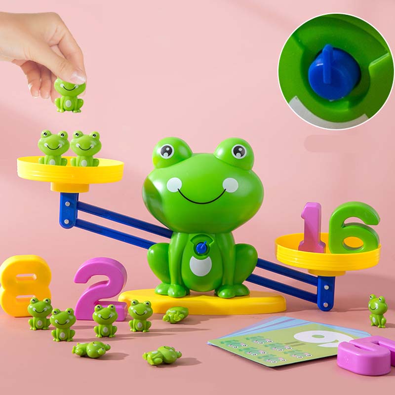 Balansvågsset för barn med seriefigurer