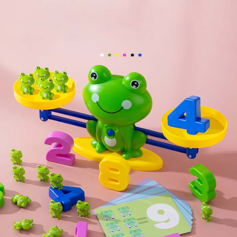 Balansvågsset för barn med seriefigurer