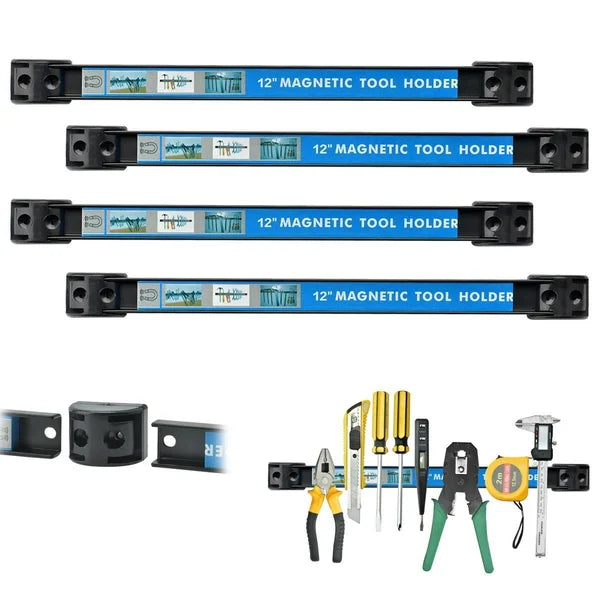 🧲 50% RABATT NU! 🛠️ Kraftfull Magnetisk Verktygshållare – 30 kg Bärkraft, Snabbkopplingsdesign – För Organisering i Verkstad & Garage 🔧
