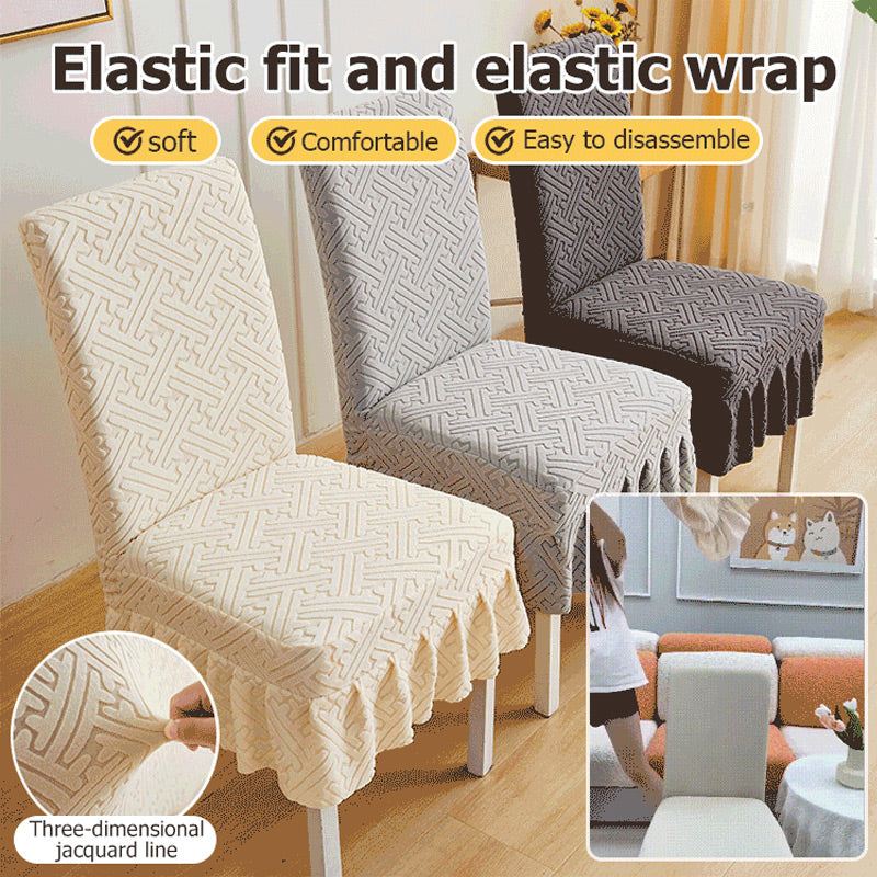🔥 50% RABATT! 💺 MATSTOLSÖVERDRAG - Elastiskt 95% Polyester, Enkelt att Montera och Tvätta, Skydd mot Slitage och Flera Färger att Välja Mellan 🛋️✨