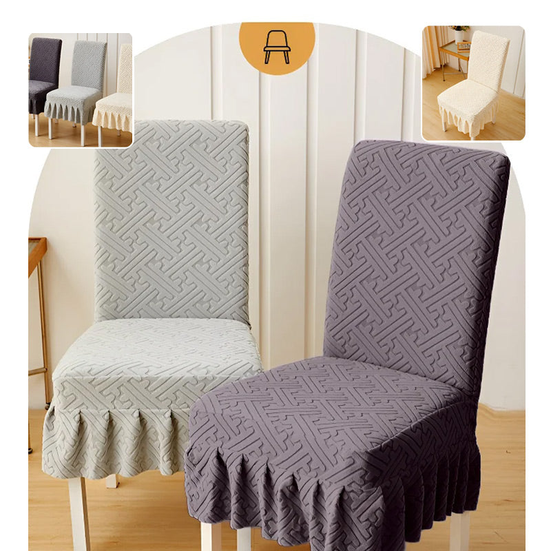 🔥 50% RABATT! 💺 MATSTOLSÖVERDRAG - Elastiskt 95% Polyester, Enkelt att Montera och Tvätta, Skydd mot Slitage och Flera Färger att Välja Mellan 🛋️✨