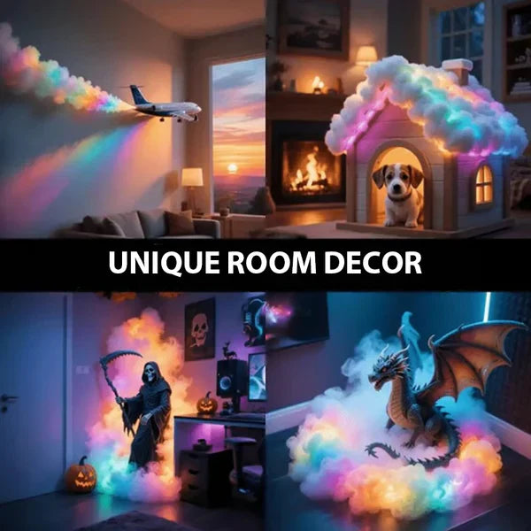 ⏳ Tidsbegränsad 49 % rabatt⏰ DIY USB-driven Thundercloud LED-ljusdekor🌈☁️