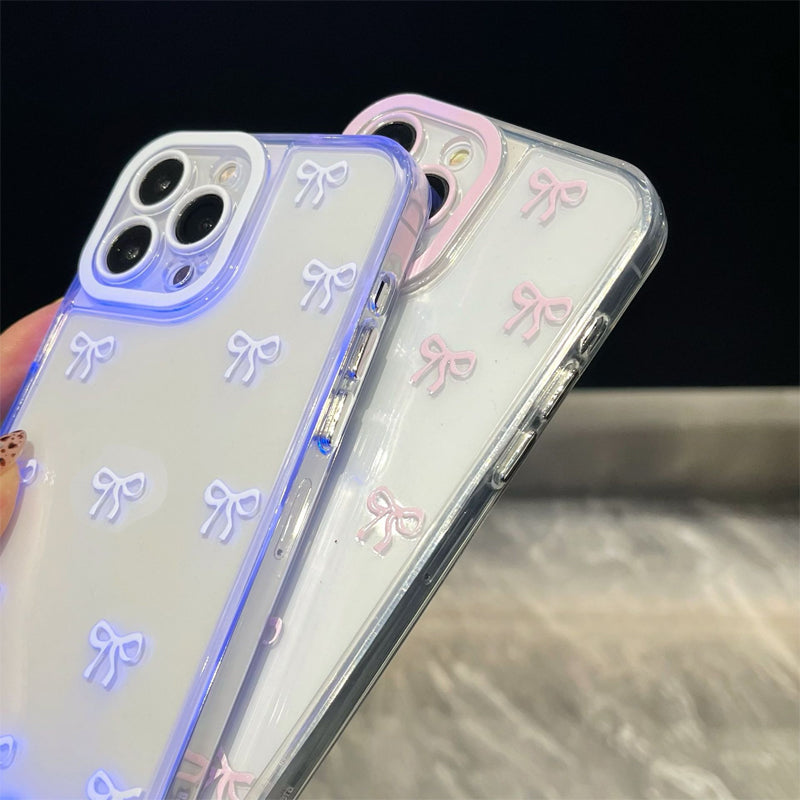 📱 50% RABATT NU! LED‑blinkande telefonfodral med rosett – missa aldrig ett samtal – snyggt, skyddande & rosettprytt 🎀✨