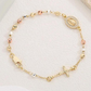 ✝️Populært tilbud✨Elegant armbånd med kors og strass