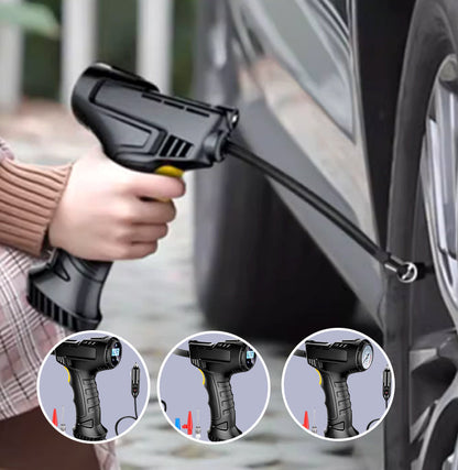 🚗 Trådløs luftpumpe for elbiler – Praktisk og bærbar 🔋✨
