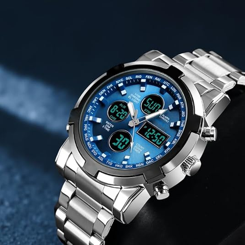 ⌚ 50% RABATT! 💪 Vattentäta Militärklockor för Män – Analog-Digital, Slitstark & Funktionell Design för Outdoor 🏕️
