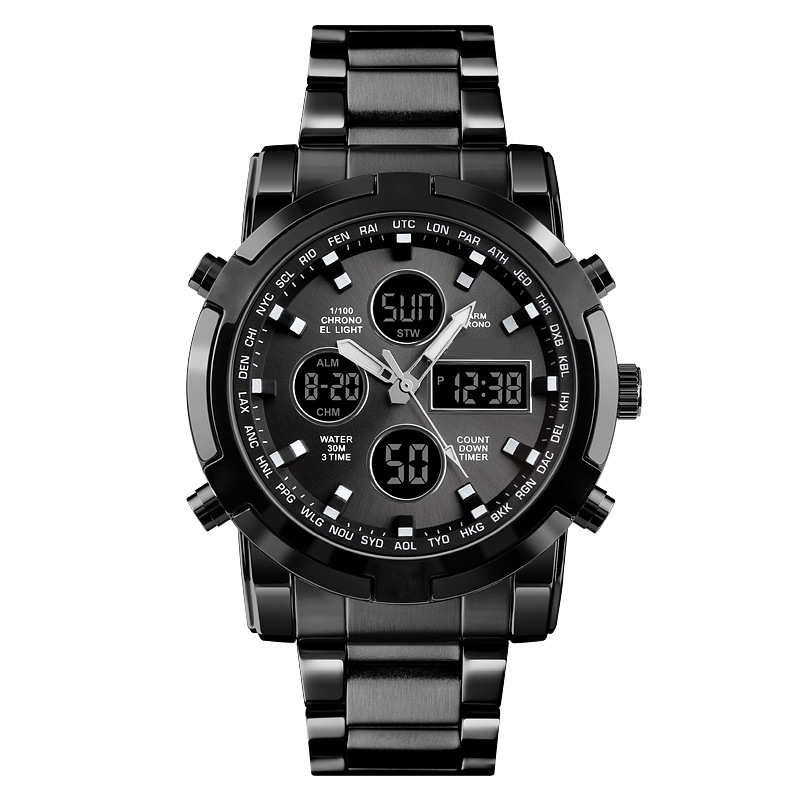 ⌚ 50% RABATT! 💪 Vattentäta Militärklockor för Män – Analog-Digital, Slitstark & Funktionell Design för Outdoor 🏕️