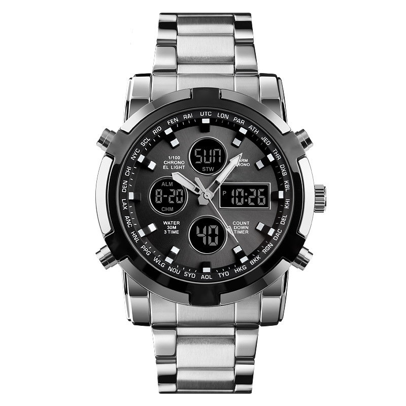 ⌚ 50% RABATT! 💪 Vattentäta Militärklockor för Män – Analog-Digital, Slitstark & Funktionell Design för Outdoor 🏕️