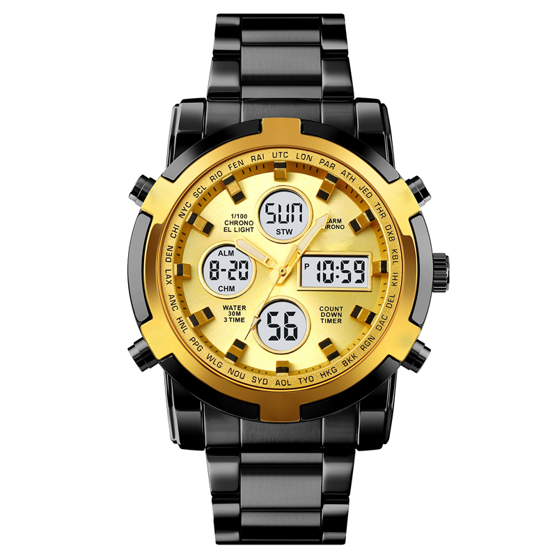 ⌚ 50% RABATT! 💪 Vattentäta Militärklockor för Män – Analog-Digital, Slitstark & Funktionell Design för Outdoor 🏕️