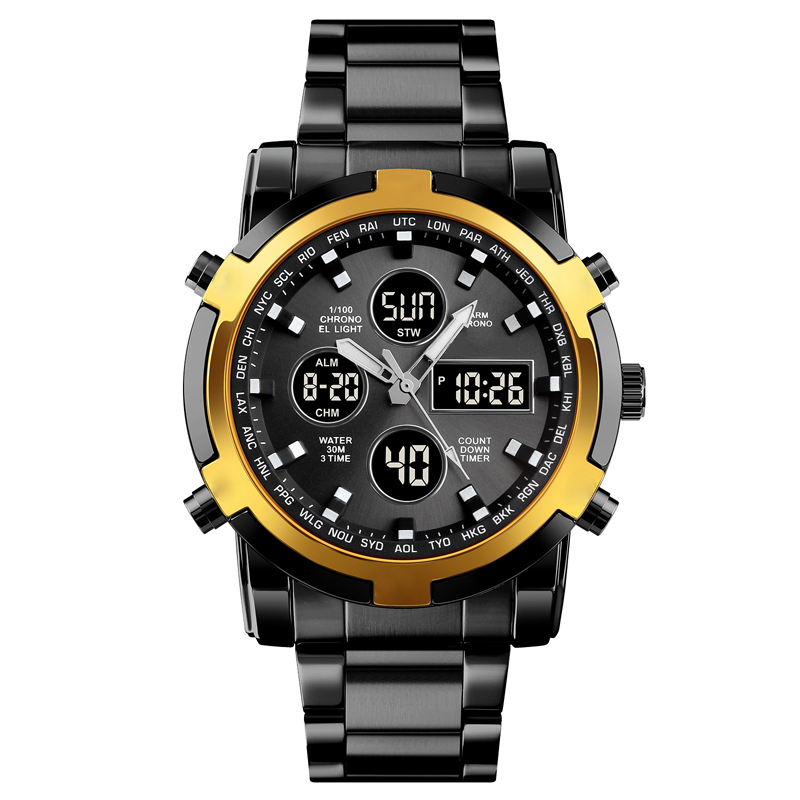 ⌚ 50% RABATT! 💪 Vattentäta Militärklockor för Män – Analog-Digital, Slitstark & Funktionell Design för Outdoor 🏕️