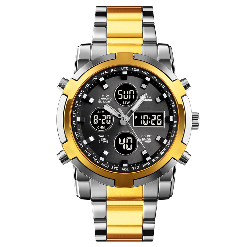 ⌚ 50% RABATT! 💪 Vattentäta Militärklockor för Män – Analog-Digital, Slitstark & Funktionell Design för Outdoor 🏕️
