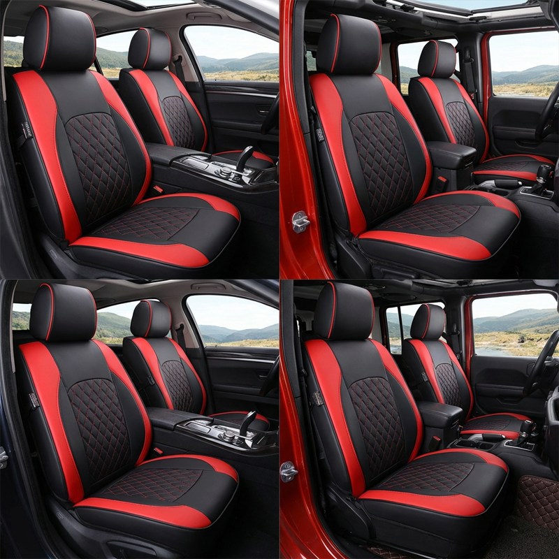 🚗 50% RABATT NU! 9‑delars universellt lädersätesöverdragsset – lyxigt, andningsbart & airbagkompatibelt – perfekt för bil, SUV och pickup 🛋️✨