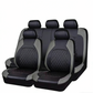🚗 50% RABATT NU! 9‑delars universellt lädersätesöverdragsset – lyxigt, andningsbart & airbagkompatibelt – perfekt för bil, SUV och pickup 🛋️✨