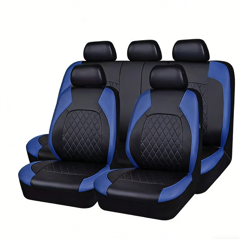 🚗 50% RABATT NU! 9‑delars universellt lädersätesöverdragsset – lyxigt, andningsbart & airbagkompatibelt – perfekt för bil, SUV och pickup 🛋️✨