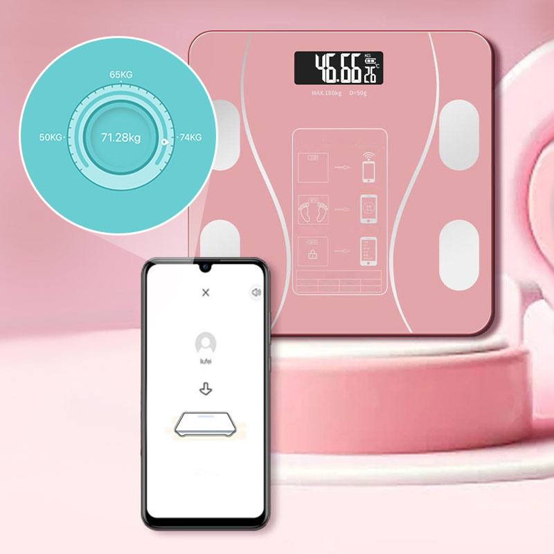 🏅🔥Sista dagens rea 56% RABATT🔥Vikt & Kroppsfett Smart Digital Våg