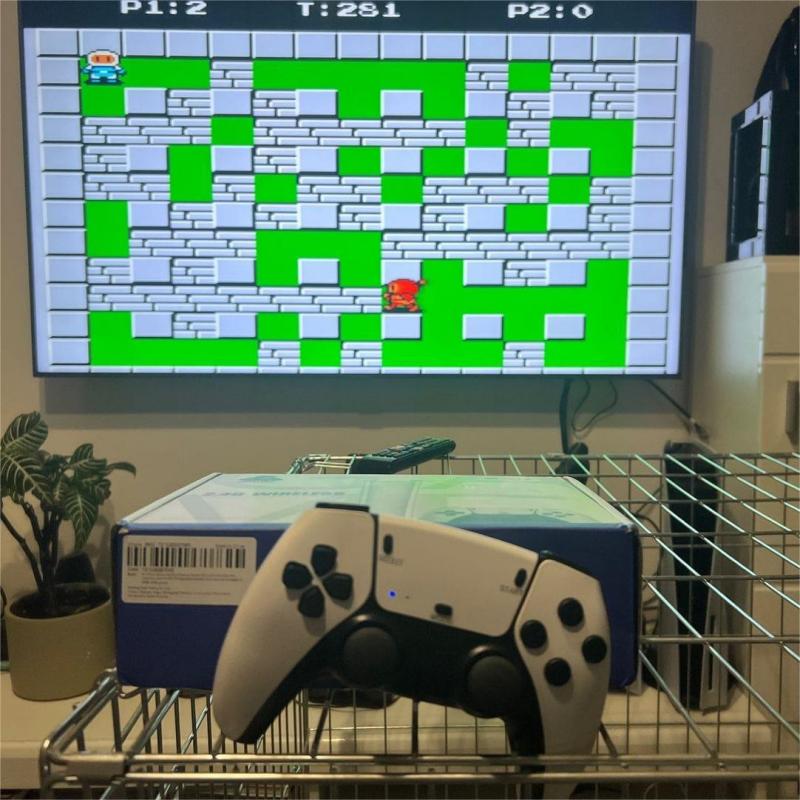 🎮 50% RABATT NU ! 🔥 Klassisk Retro Dubbla Spelstänger – Inbyggda Spel, USB-kontakt & Autentisk Känsla ⚡