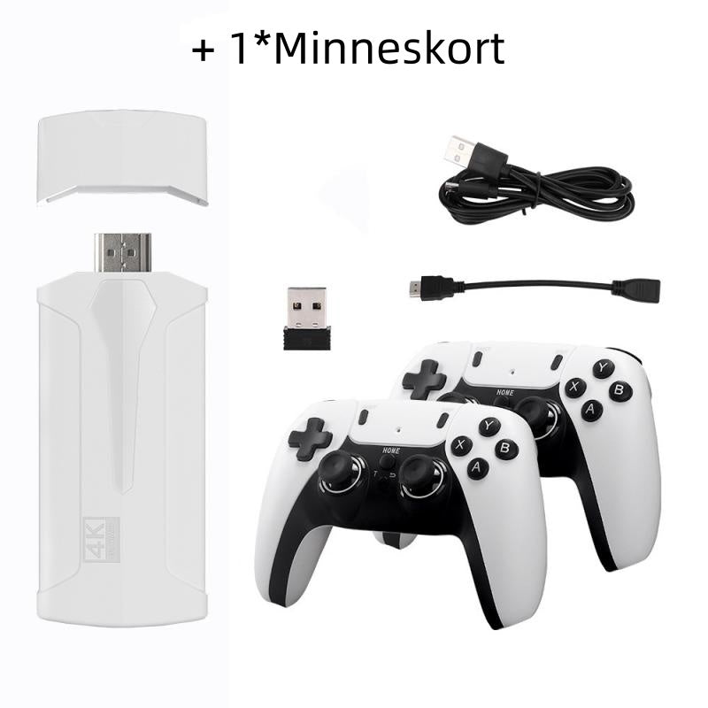 🎮 50% RABATT NU ! 🔥 Klassisk Retro Dubbla Spelstänger – Inbyggda Spel, USB-kontakt & Autentisk Känsla ⚡