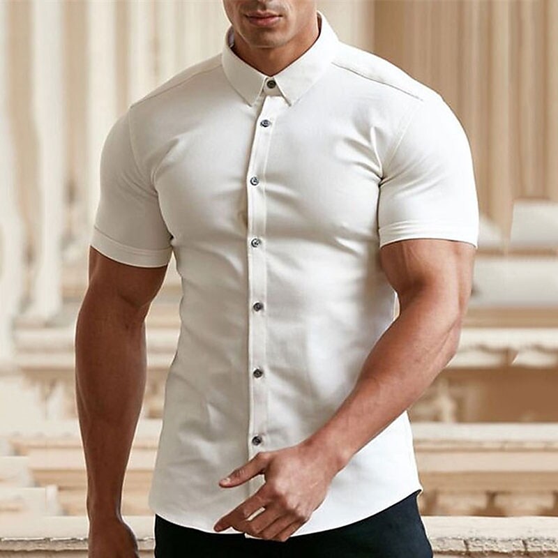 👔 60% RABATT! ✨ Strykfria Herrskjortor – Ingen Strykning, Skrynkelfri & Bekväm Hela Dagen för Jobb & Fritid 👕
