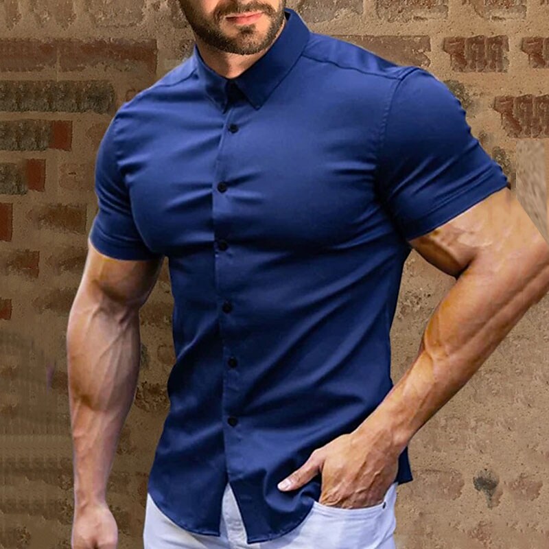 👔 60% RABATT! ✨ Strykfria Herrskjortor – Ingen Strykning, Skrynkelfri & Bekväm Hela Dagen för Jobb & Fritid 👕