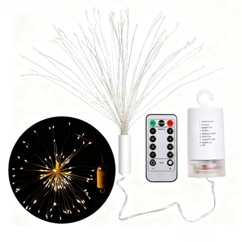 🎆 50% RABATT! 💡Solenergi Fyrverkerier Ljusgirland – Magisk trädgårdsbelysning för fester & kvällar