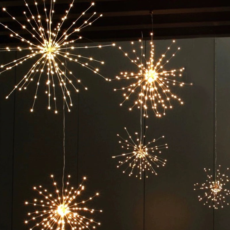🎆 50% RABATT! 💡Solenergi Fyrverkerier Ljusgirland – Magisk trädgårdsbelysning för fester & kvällar